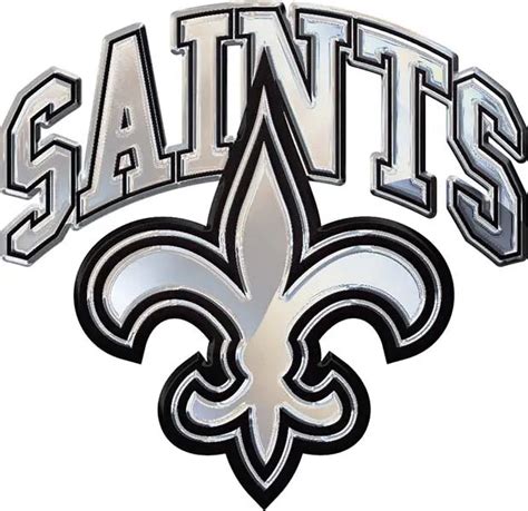 New Orleans Saints 'Saints' Solid Metal Auto Emblem