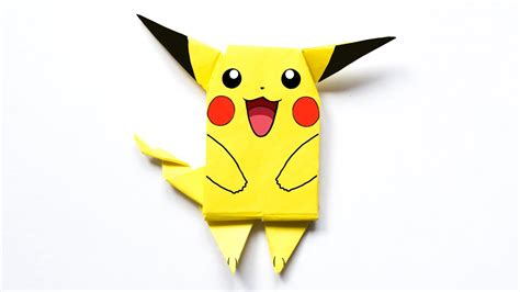 Pikachu. Origami pokemon - YouTube