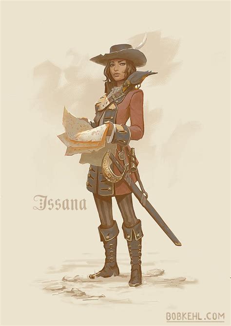 [ART] The Dread Pirate Issana : r/DnD