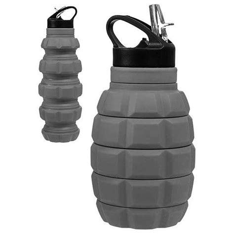 Silapse Collapsible Water Bottle Looks Like a Grenade | Gadgetsin