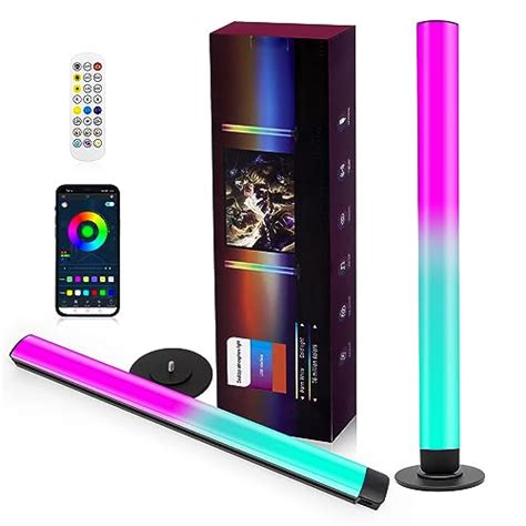 Smart LED Light Bars,16 Million Colors RGB Light Bar with Scene Modes ...