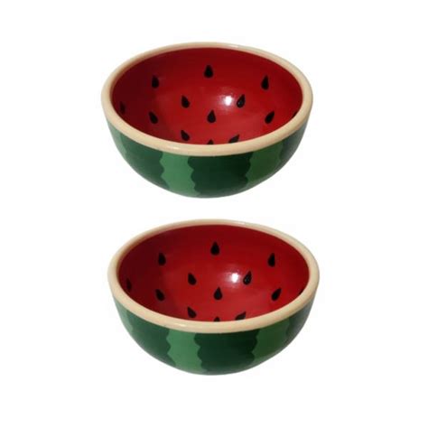 Set of 2 Handmade Decorative Pottery Bowls Model Yalda - ShopiPersia