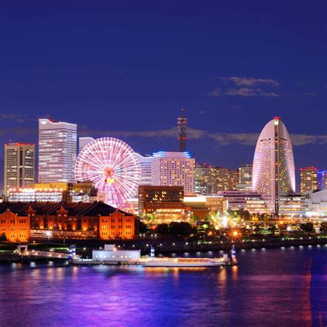 Yokohama City Lights Wall Art | Photography