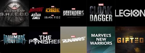 All 13 ongoing/upcoming Marvel tv shows! : r/Marvel