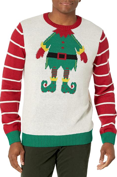 Ugly Christmas Sweater Company Weihnachtspullover mit Elfenmotiv ...