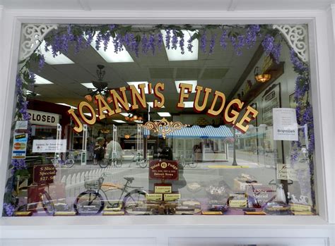 Mackinac Island has several fudge shops. Joann's was our favorite! Visitors to the island are ...