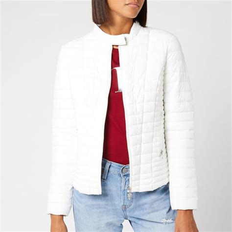 Guess Women's Vona Jacket - True White | TheHut.com