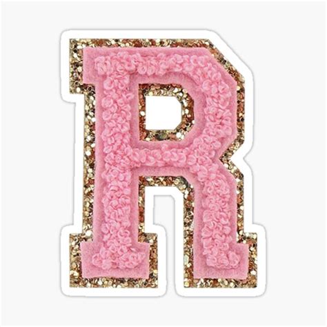 "Preppy Pink Varsity Letter R" Sticker for Sale by ktp100 | Preppy wallpaper, Aesthetic letters ...