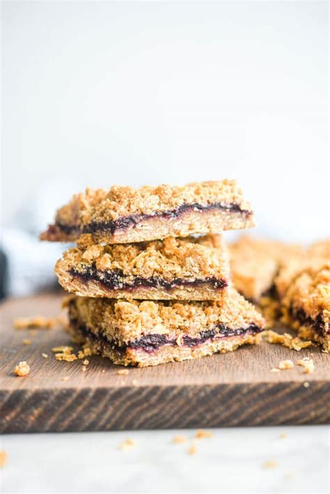 Easy Blueberry Crumble Bars - Fed & Fit