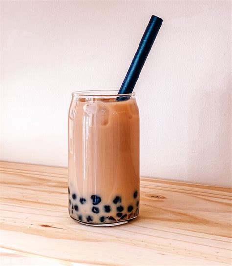 Boba Tea Kits Bubble Tea Kit Boba Glass Included Milk - Etsy