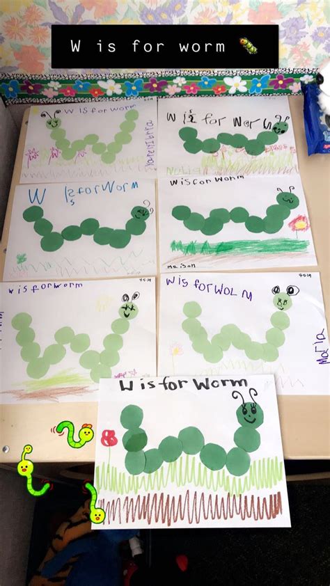 Fun with Worms: Engaging Preschool Letter W Project