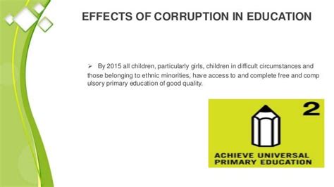 Corruption in Education