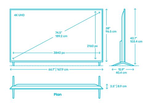 Samsung Frame Tv 75 Inch Measurements at Mary Bodner blog