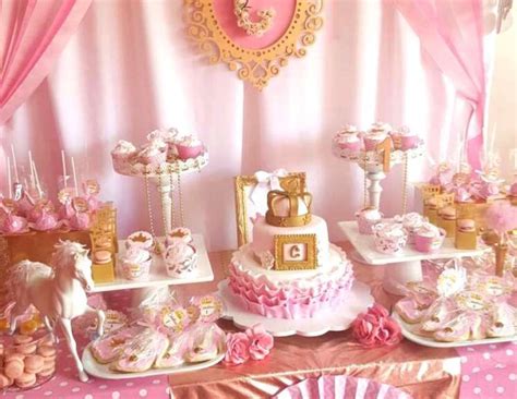 Resultado de imagen para princess decoration ideas party Disney Princess Birthday Party, 1st ...