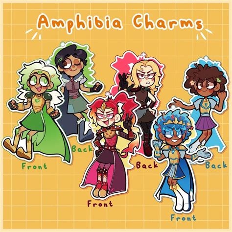 PREORDER Amphibia Calamity Form Double-sided Glitter Charms - Etsy | Calamity, Cartoon as anime ...