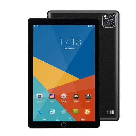 10.1 Inch Android 9.0 Tablet 8GB + 128GB Tablet with WiFi GPS Bluetooth ...