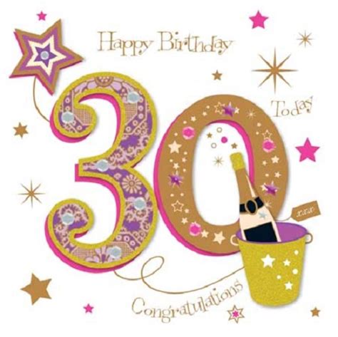 Happy 30th Birthday Greeting Card By Talking Pictures | Cards | Love Kates