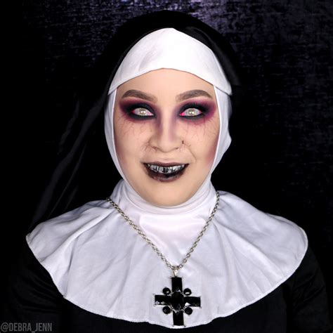 The Nun Makeup Tutorial: A Scary Sister Halloween Costume [VIDEO]