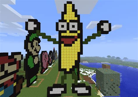 Peanut Butter Jelly Time Banana Minecraft Map