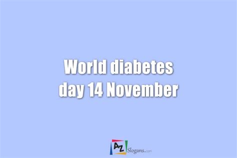 World diabetes day 14 November