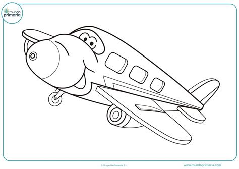 Dibujos de Aviones y Avionetas para Colorear