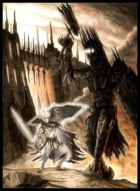 Fingolfin vs. Morgoth II by EthalenSkye on DeviantArt