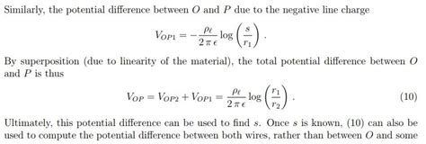 Solved 2 The capacitance of two parallel wires 2.1 Replacing | Chegg.com