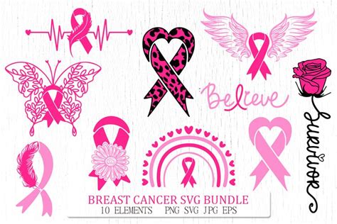 Cancer Ribbon SVG | Vector, Awareness, FREE | Design Bundles