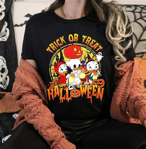 Trick or Treat Huey Dewey Louie Disney Halloween Shirt Trick - Etsy Canada