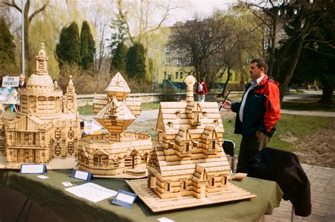 Exhibition Of Matchsticks Houses Free Stock Photo - Public Domain Pictures