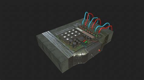 C4 Explosive with Detonator 3D model | CGTrader