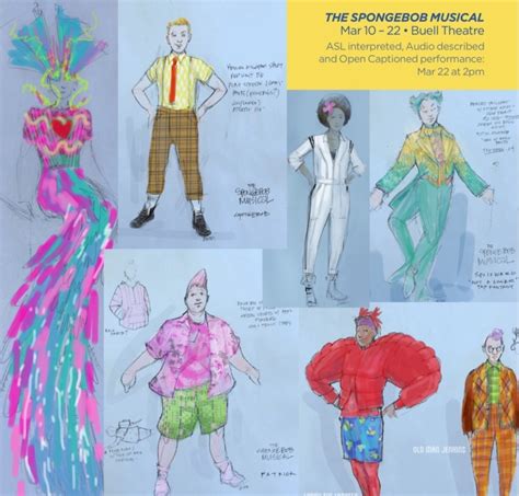 'The SpongeBob Musical' costumes: Moving from 2D to 3D - Denver Center ...