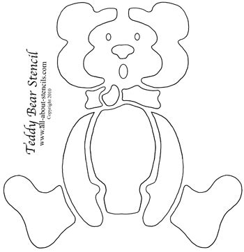 Use This Bear Stencil in All Your Arts and Crafts or Decorating