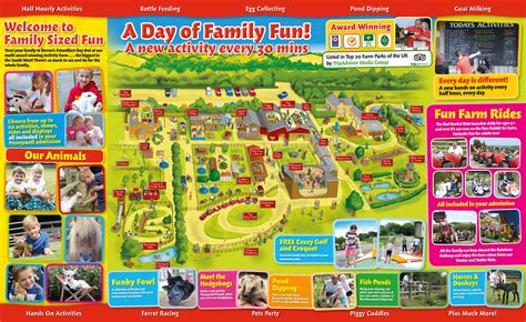 Pennywell Farm Map - Devon Tourist Attraction