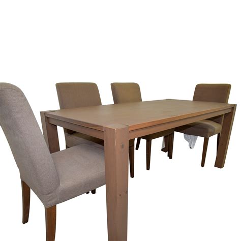 85% OFF - IKEA IKEA Dining Table Set with Henriksdal Chairs / Tables