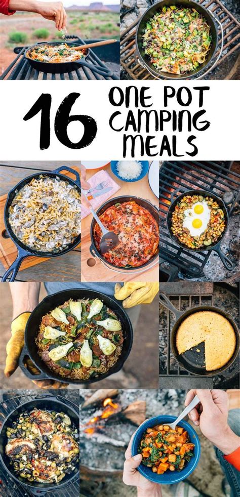 21 One Pot Camping Meals for Easy Cleanup! | Camping meals, Easy camping meals, Campfire food