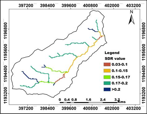 Map of sediment delivery ratio (SDR) | Download Scientific Diagram