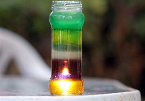 This liquid density demonstration will impress and educate children who think of liquids as ...