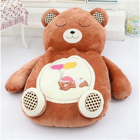 Buy Giant 6 Feet Huge Teddy Bear Plush Bed for kids and adults at best price in INDIA | GRABADEAL