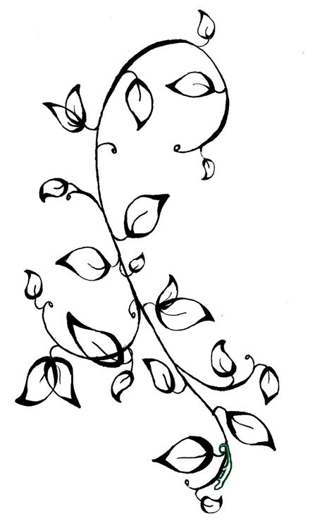 Doodle Easy Flower Vine Drawing - Venomancer Wallpaper