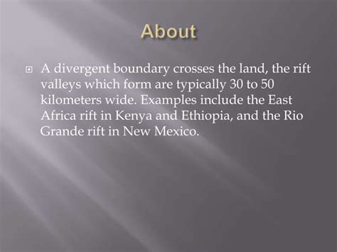 Divergent boundary | PPT