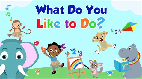 What Do You Like To Do? | Read with Akili and Me | Educational Cartoons for Preschoolers - YouTube