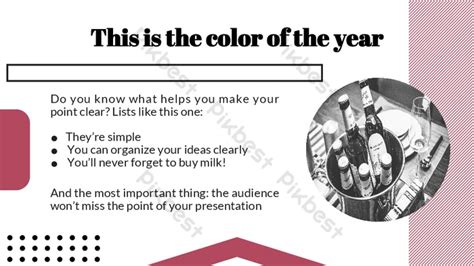 Color Of The Year 2023 Magenta Red PowerPoint | PPT Template Free Download - Pikbest