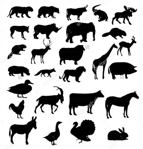 Animal Silhouettes - 9+ Free PSD, Vector AI, EPS Format Download