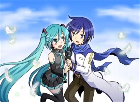 Fan Art of Kaito x Miku for fans of Miku x Kaito. Hatsune Miku, Yandere ...