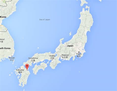 Where is Beppu on map Japan