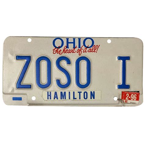 License Plate, Ohio - Zepfan