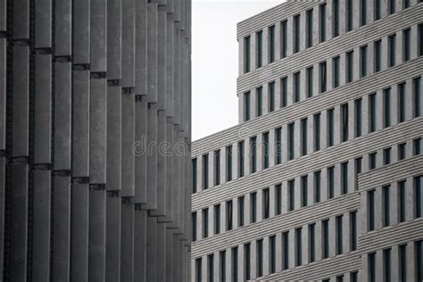 Grey buildings in Berlin stock image. Image of walls - 167991311