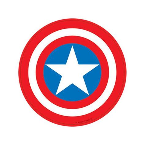 Captain America Shield Symbol Sticker