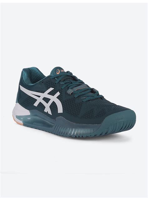 Buy ASICS GEL Resolution 8 Green Mens Tennis Shoes - Sports Shoes for ...